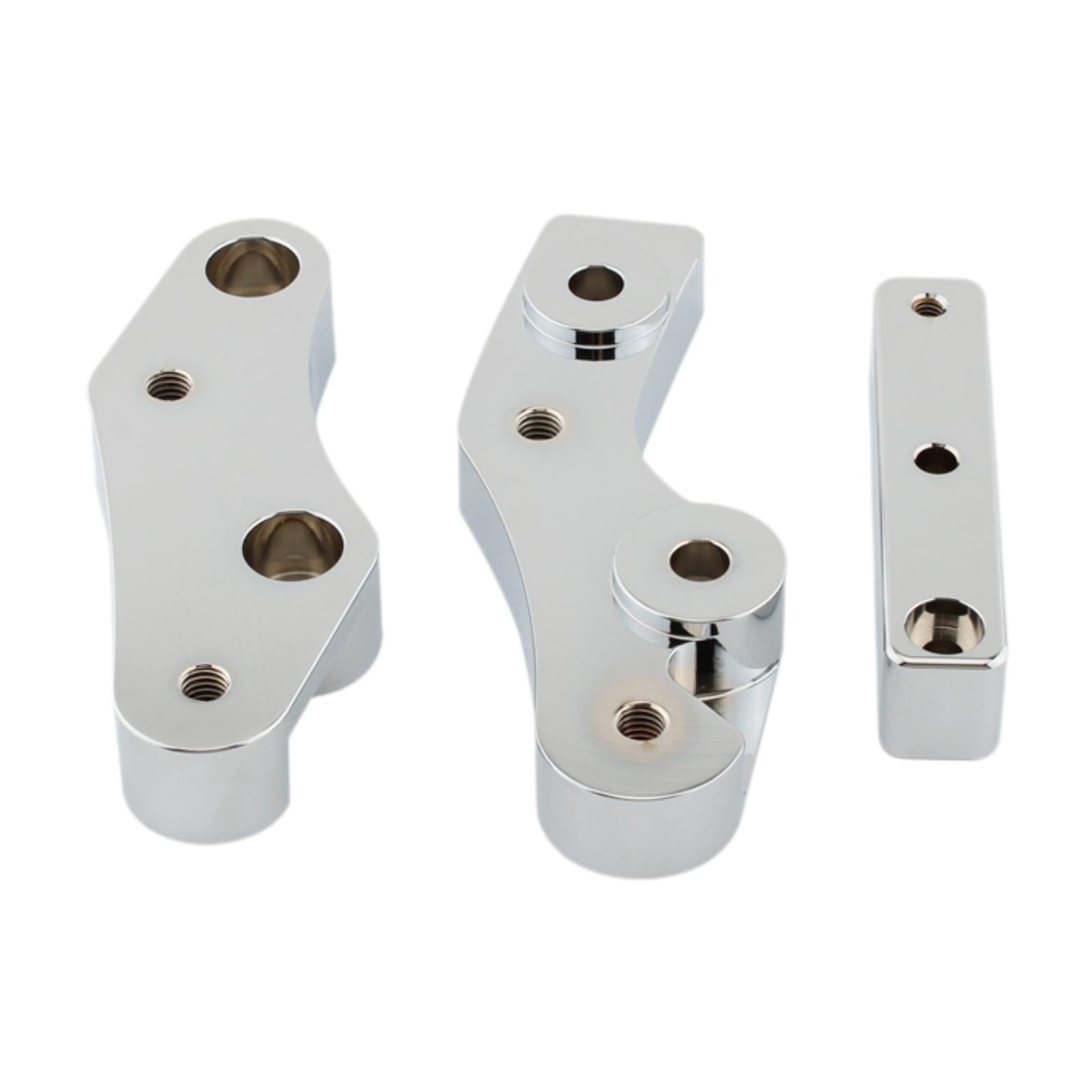 Floorboard Relocators Practical 1620-2432 for Softail Fat Boy 114 Flfbs Argent
