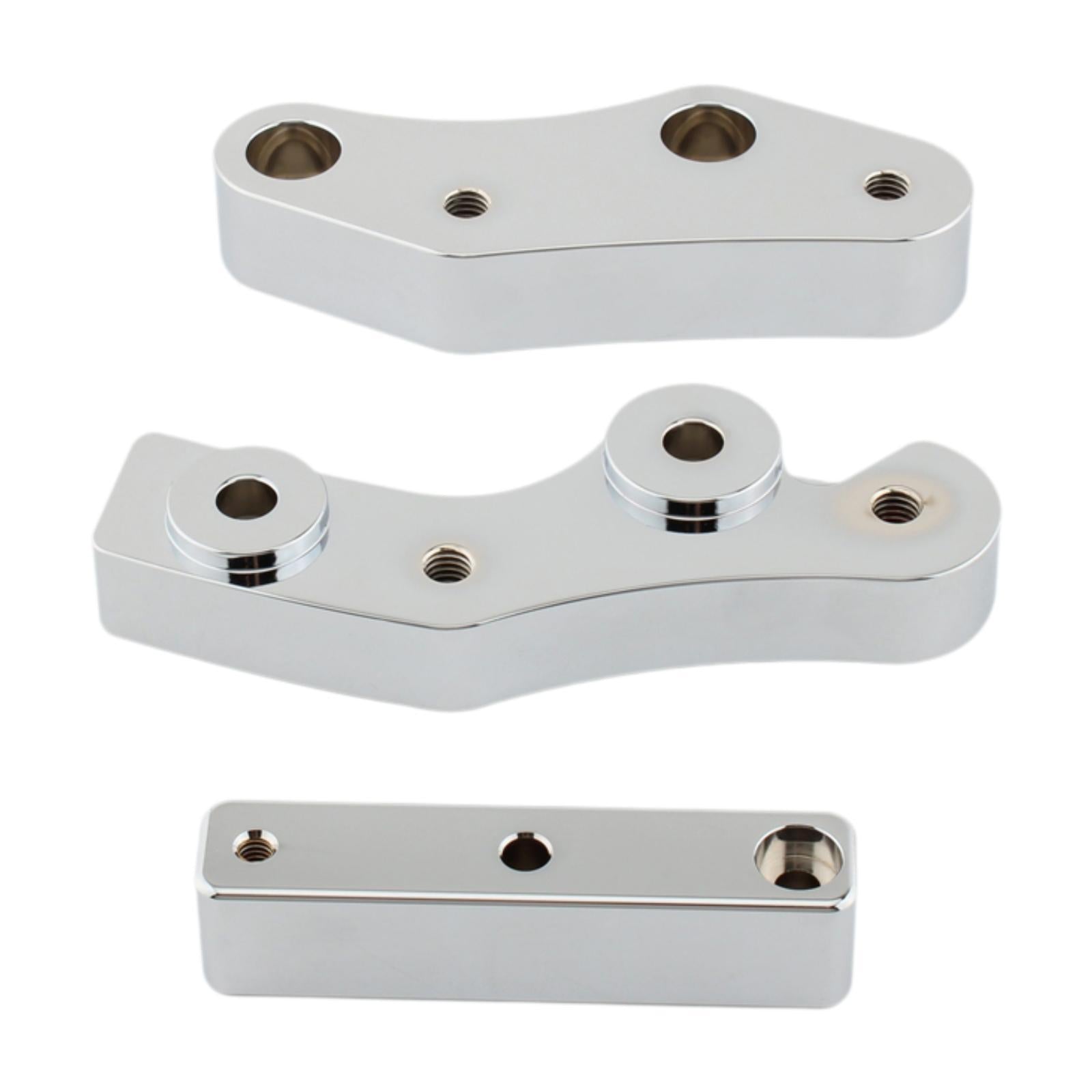 Floorboard Relocators Practical 1620-2432 for Softail Fat Boy 114 Flfbs Argent