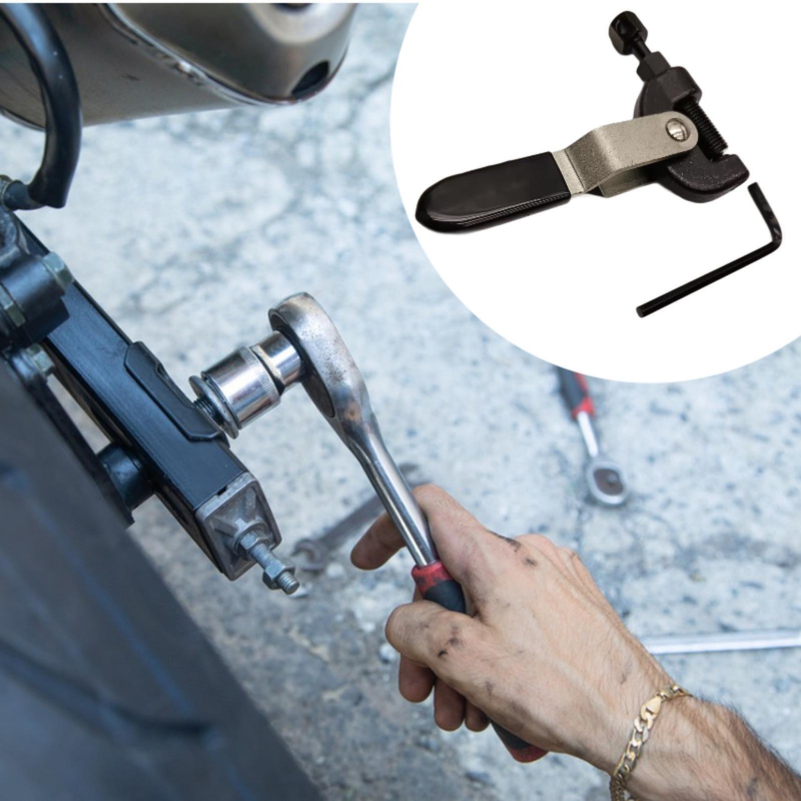 Motorcycle Chain Breaker Hand Repair Tool for Scooter Motorbike Go Kart