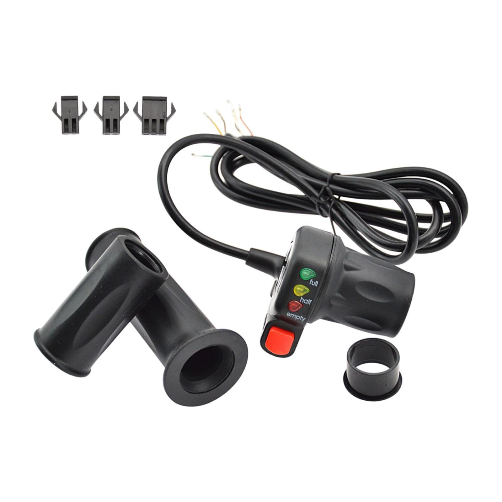 Twist Gas Handle Waterproof Lightweight Electric Bike Throttle Grip Fittings 48V