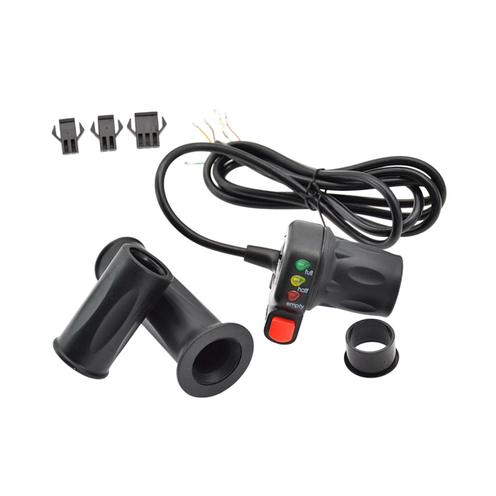 Twist Gas Handle Waterproof Lightweight Electric Bike Throttle Grip Fittings 48V