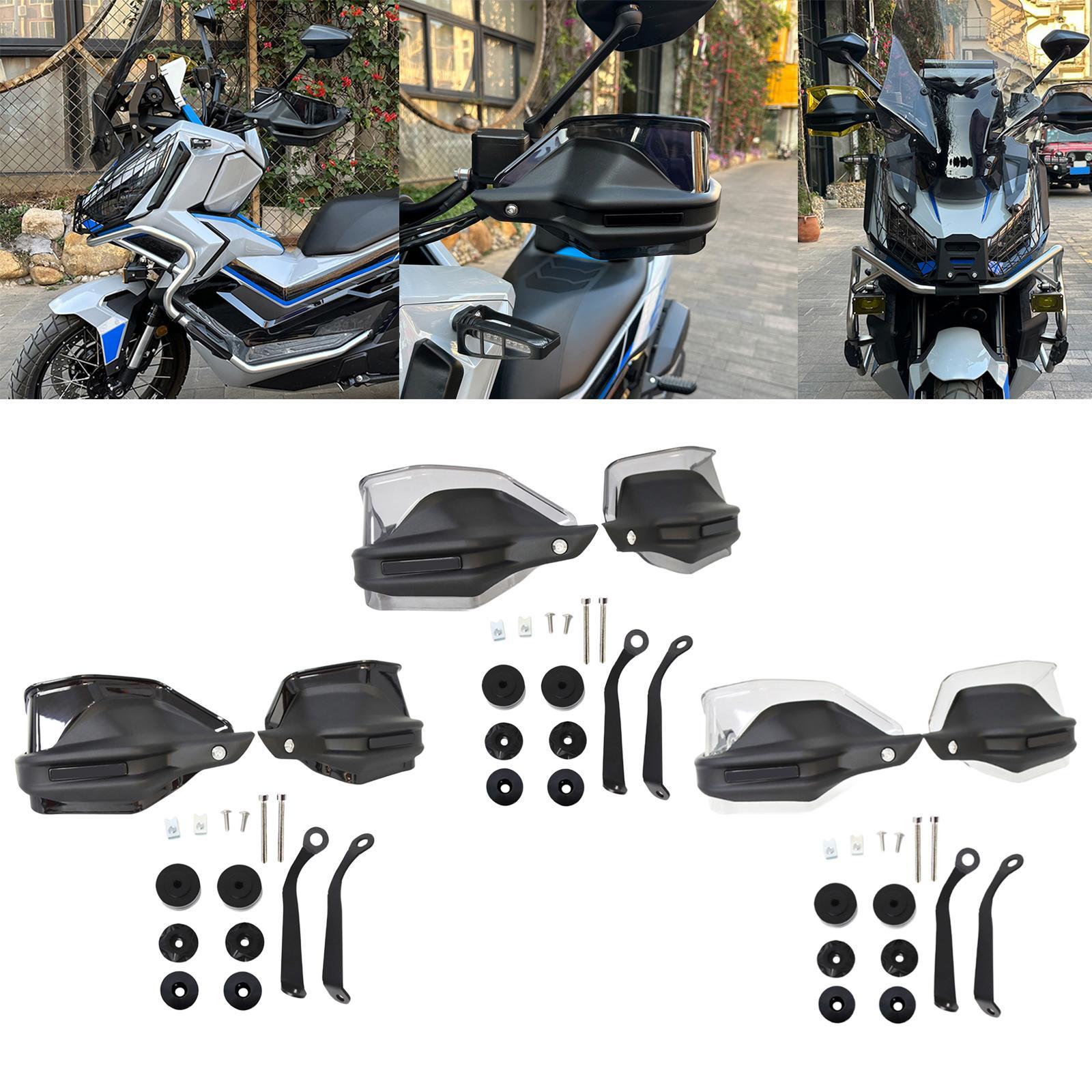 Motorcycle Handlebar Windshield Motorcycle Hand Protector for Motorbike Grey