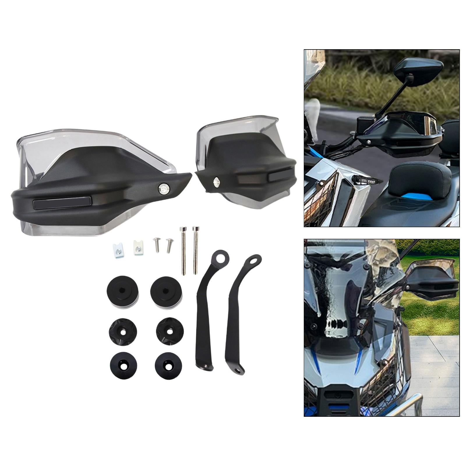 Motorcycle Handlebar Windshield Motorcycle Hand Protector for Motorbike Grey