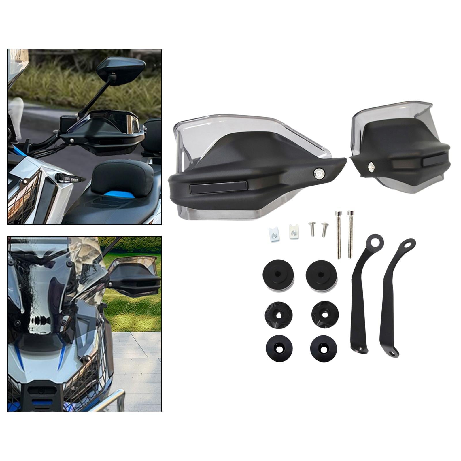 Motorcycle Handlebar Windshield Motorcycle Hand Protector for Motorbike Grey