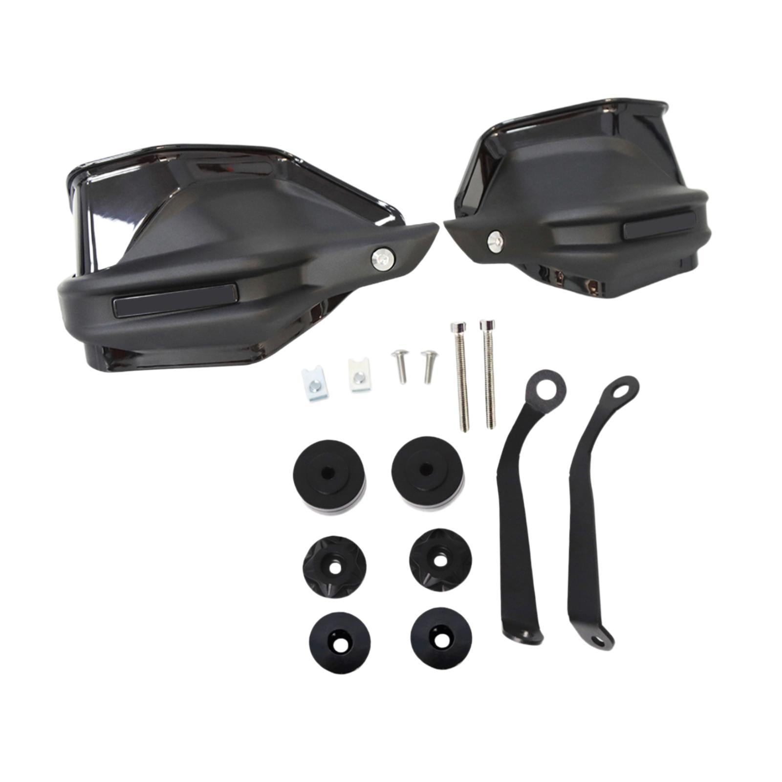 Motorcycle Handlebar Windshield Motorcycle Hand Protector for Motorbike Black