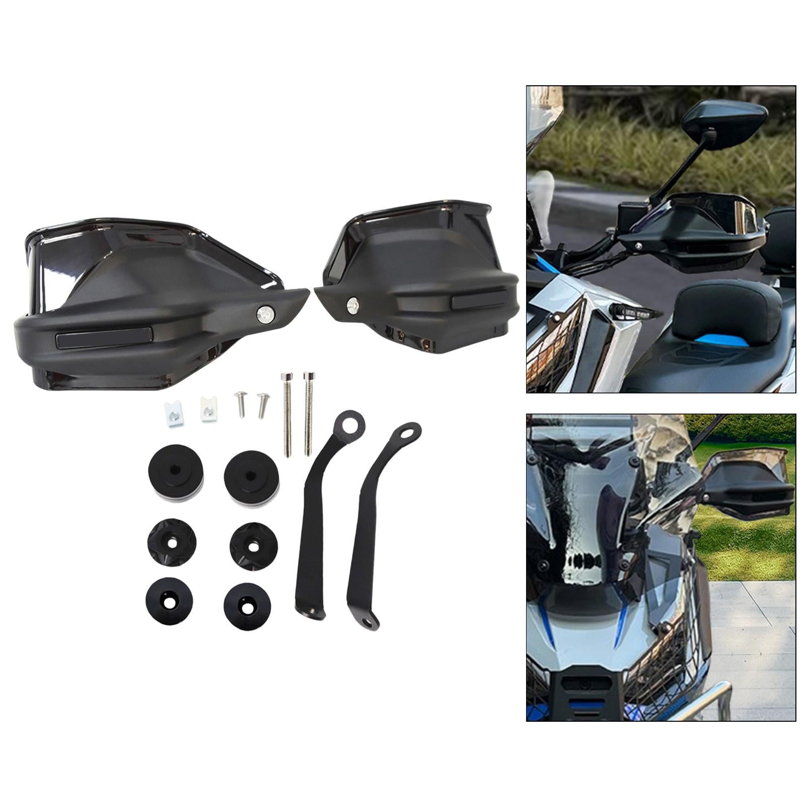 Motorcycle Handlebar Windshield Motorcycle Hand Protector for Motorbike Black