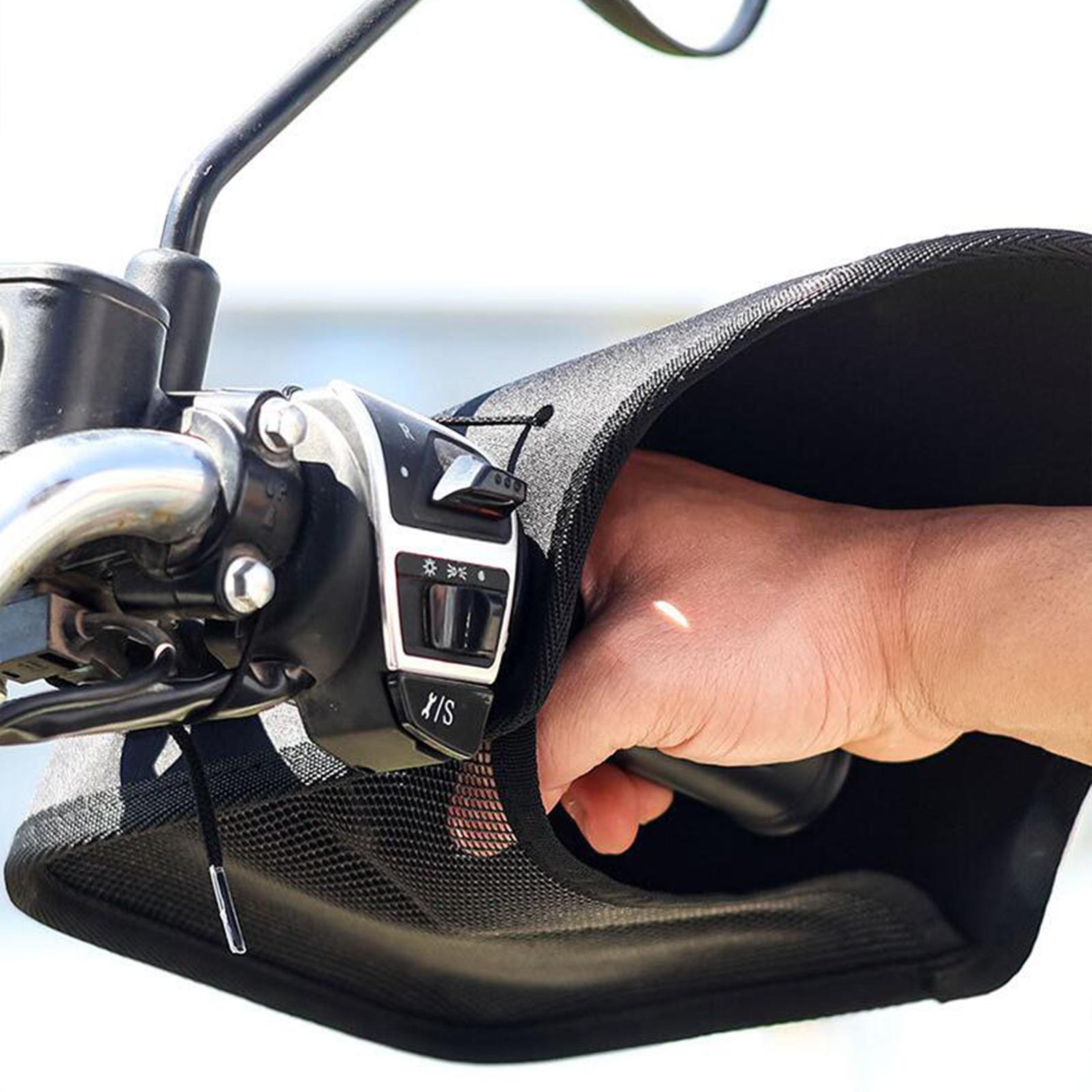 2 Pieces Motorcycle Handlebar Muffs User Friendly Accessories Replace Gloves