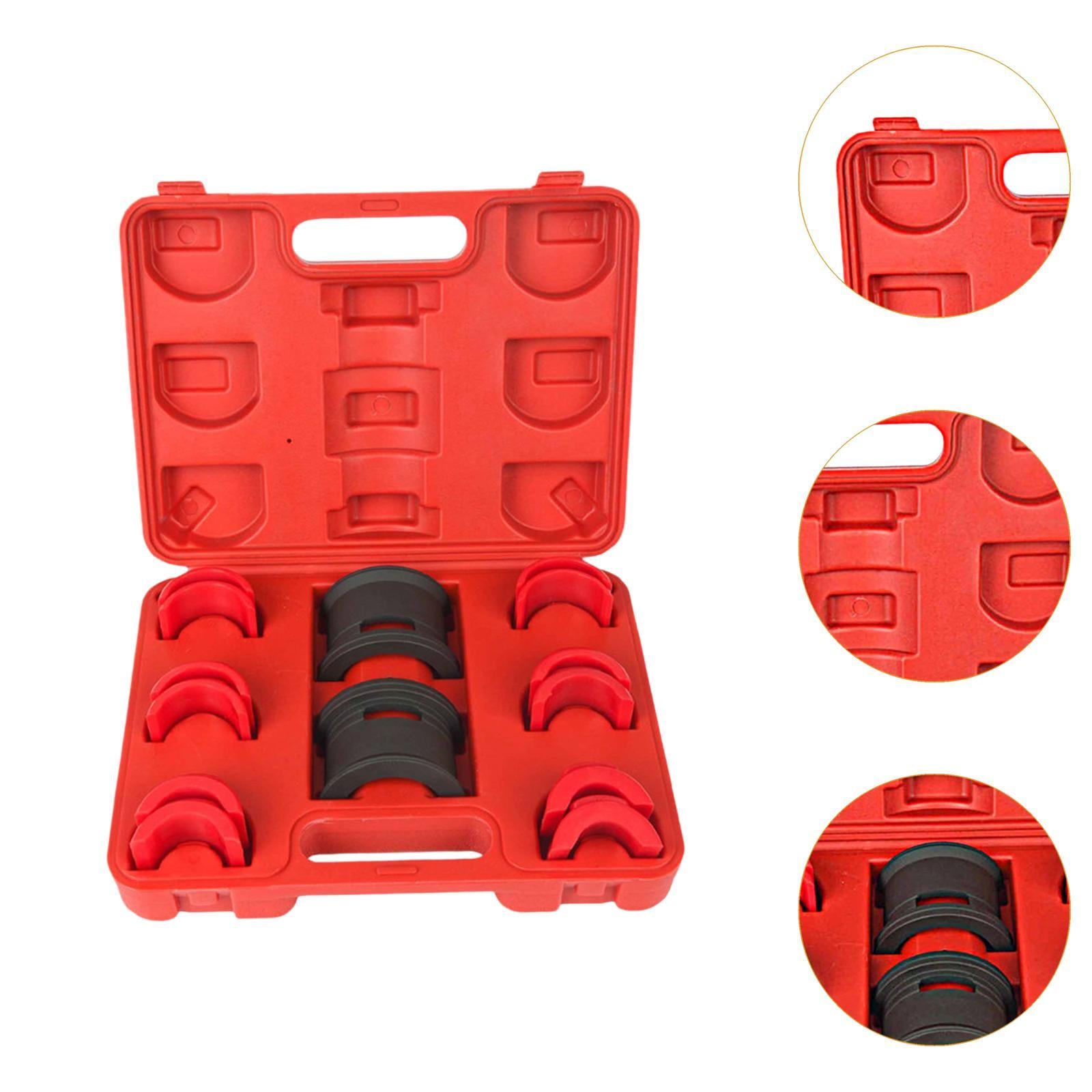 14 Pieces Motorcycle Fork Seal Driver Tool Kit Utility Accessory Replacement