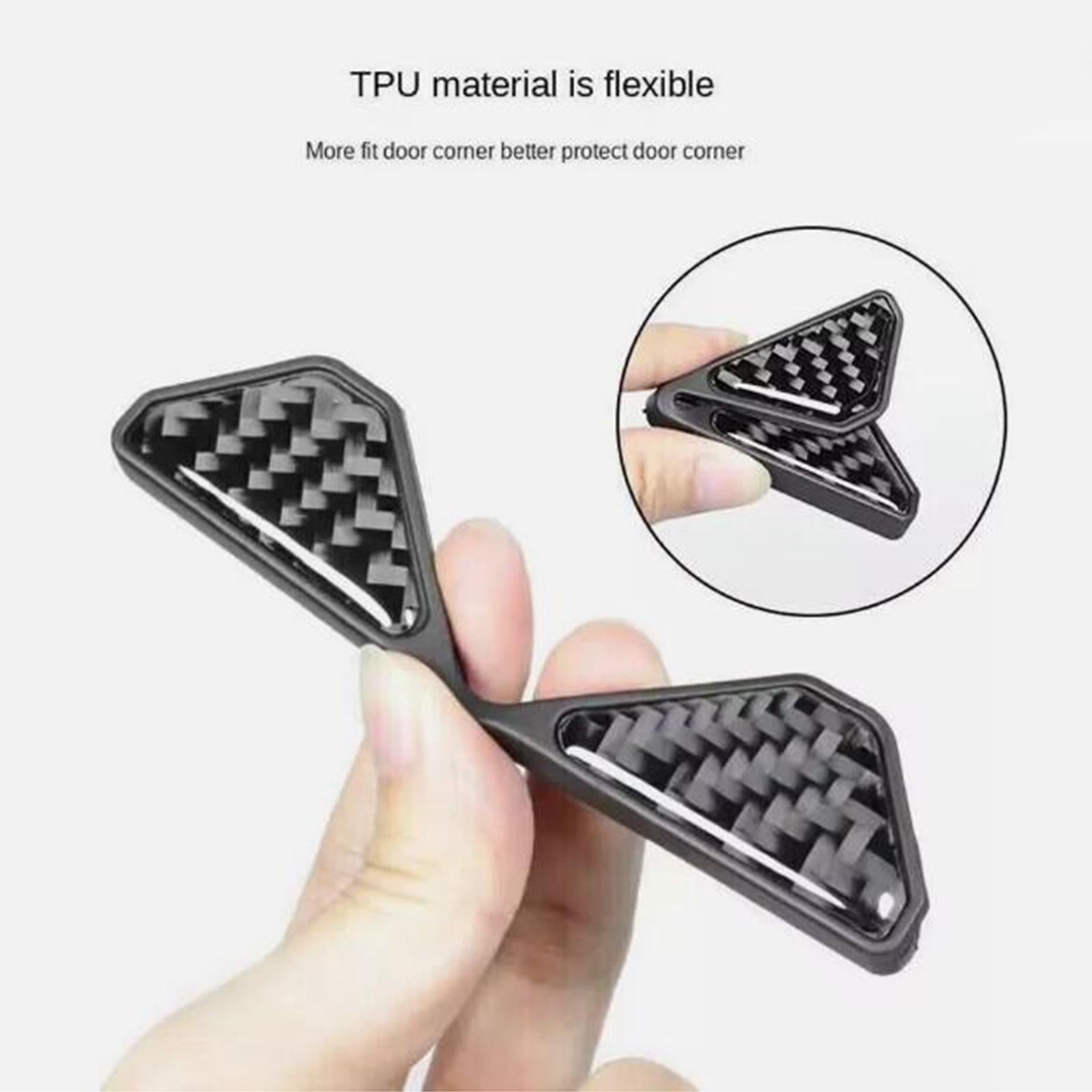 2Pcs Car Door Edge Guards Vehicle Exterior Accessories Anti Scratch Stickers