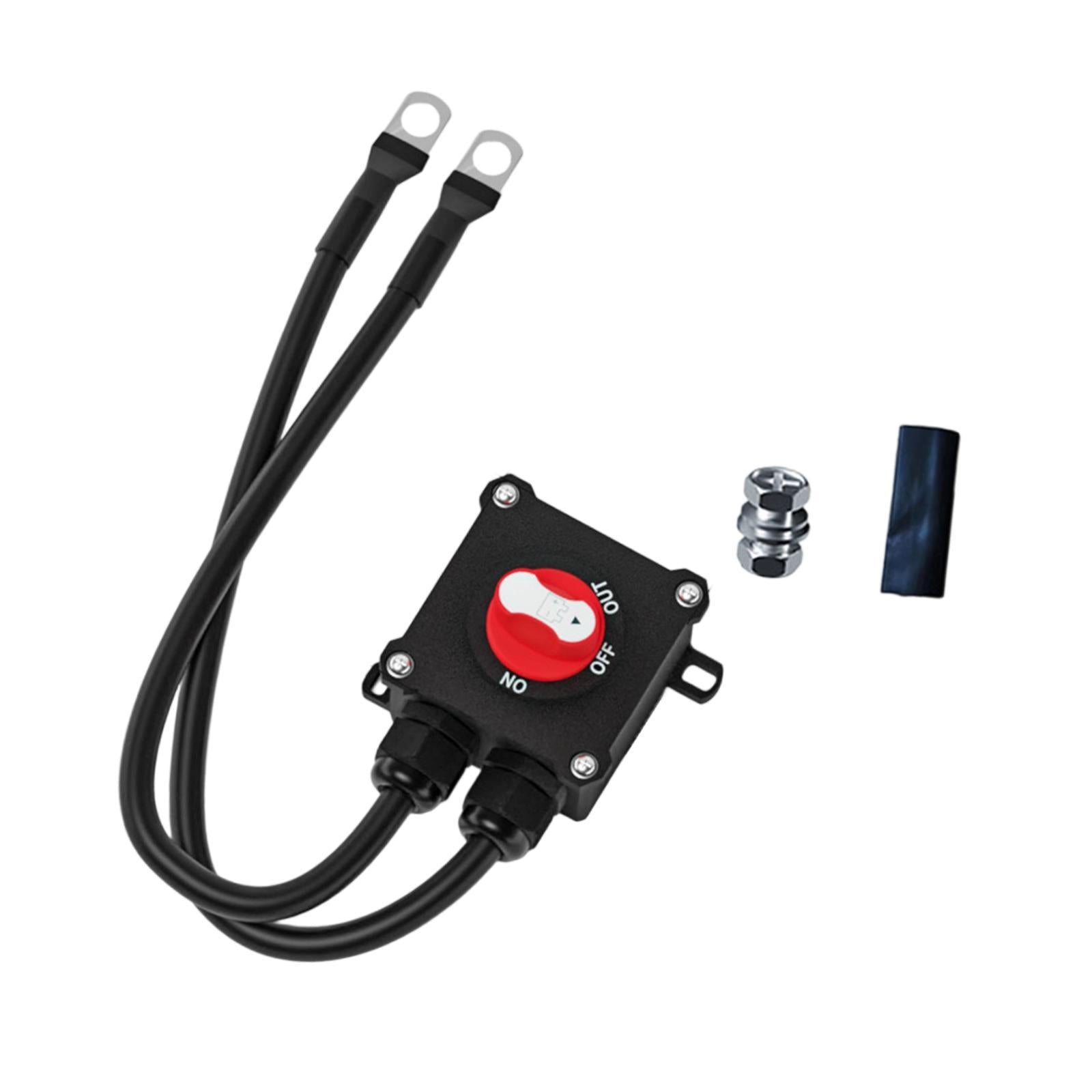 Motorcyle Disconnect Switch Replace Parts Easy to Install Inline Wire Switch for 600cc motorbike