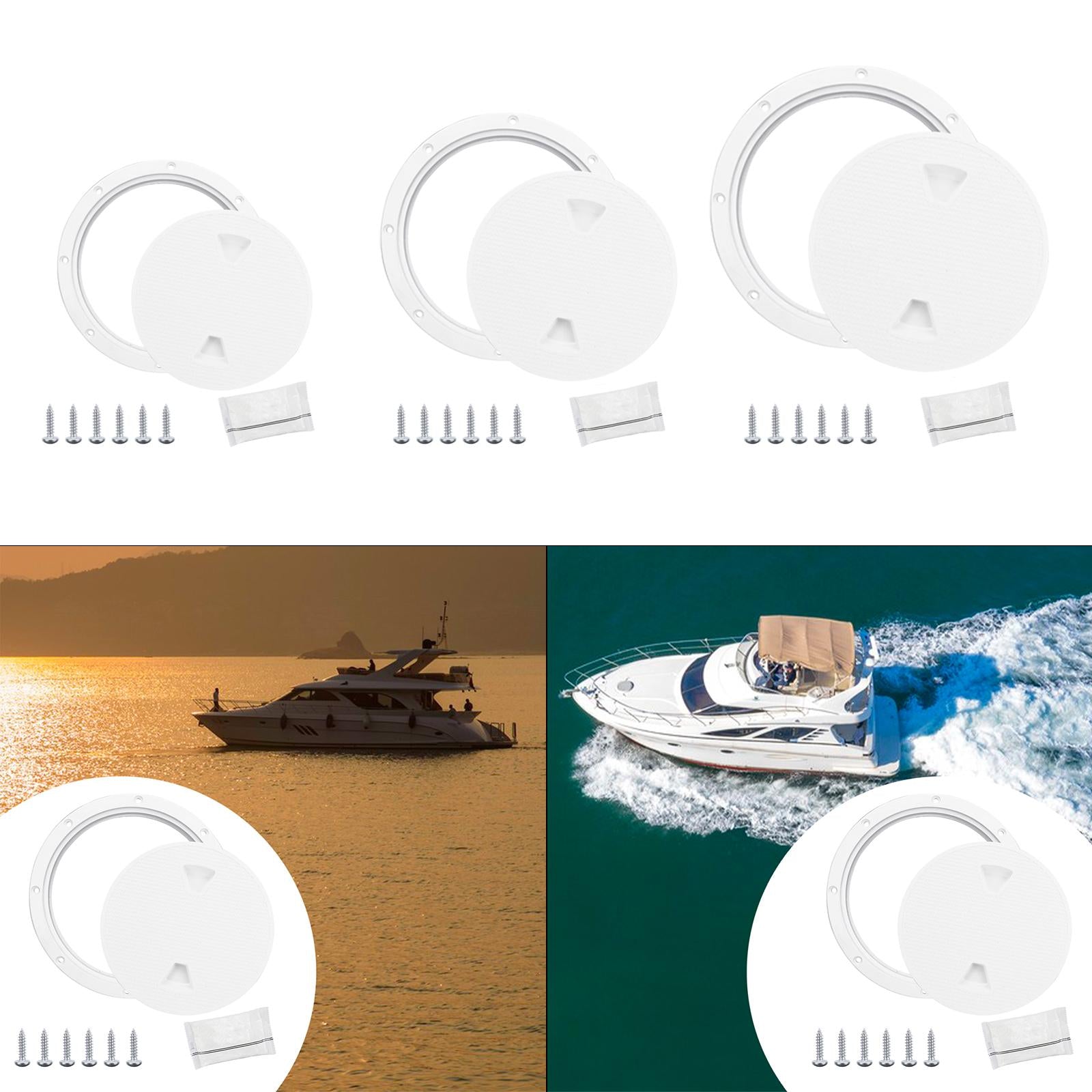 Boat Hatch Round Detachable Cover Convenient Assemble Accessories Deck Hatch 4 inch