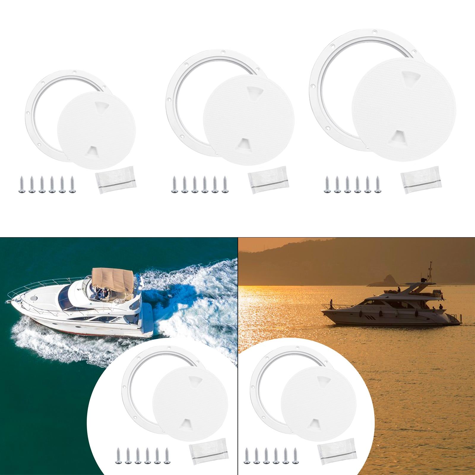 Boat Hatch Round Detachable Cover Convenient Assemble Accessories Deck Hatch 4 inch