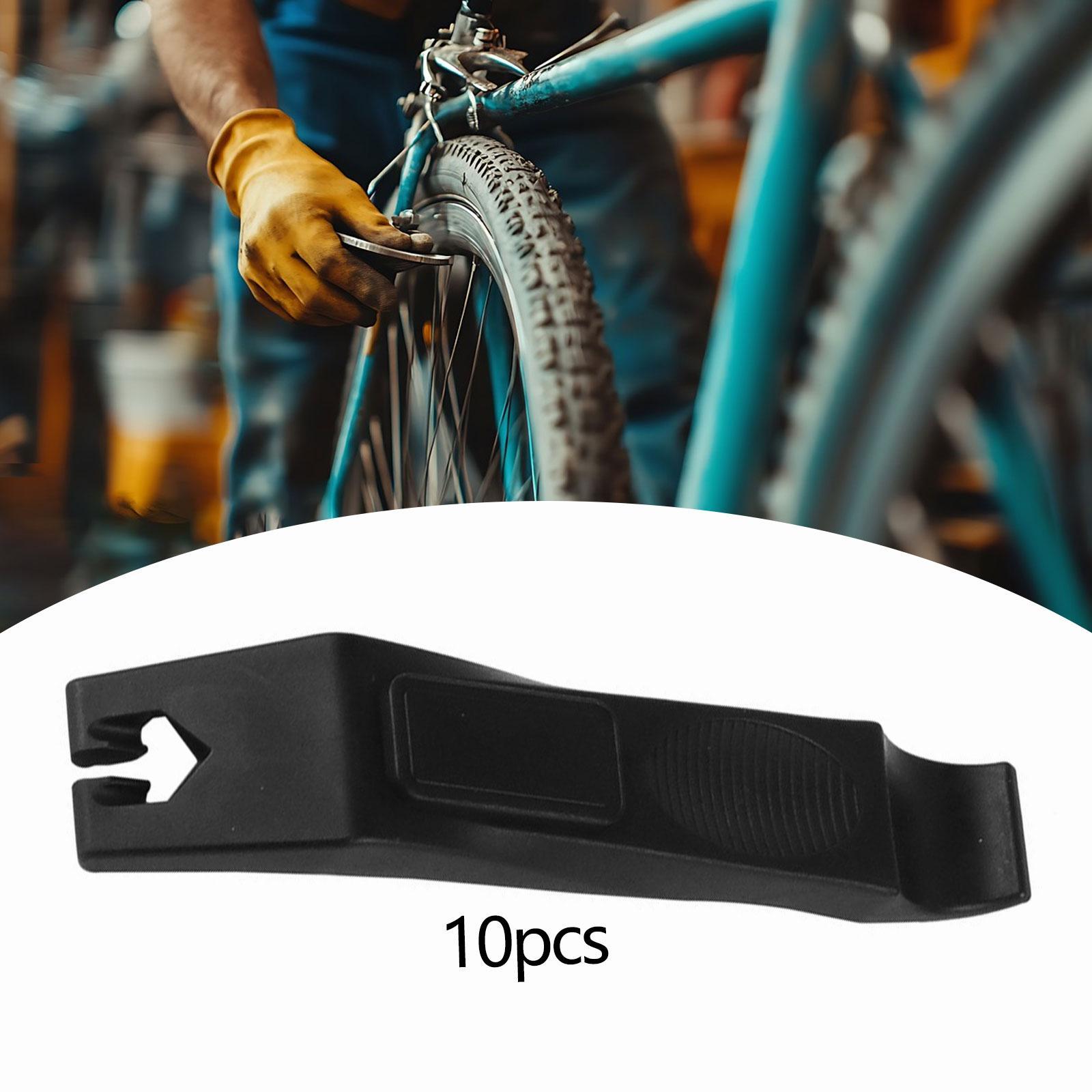 10x Bike Tire Levers Parts Bike Tire Removal Tool for Outdoor Road Bike Black