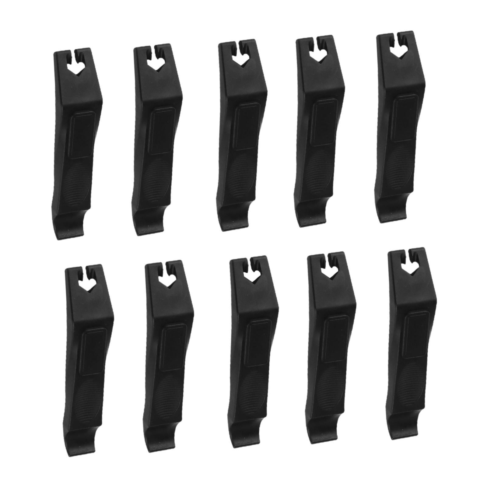 10x Bike Tire Levers Parts Bike Tire Removal Tool for Outdoor Road Bike Black