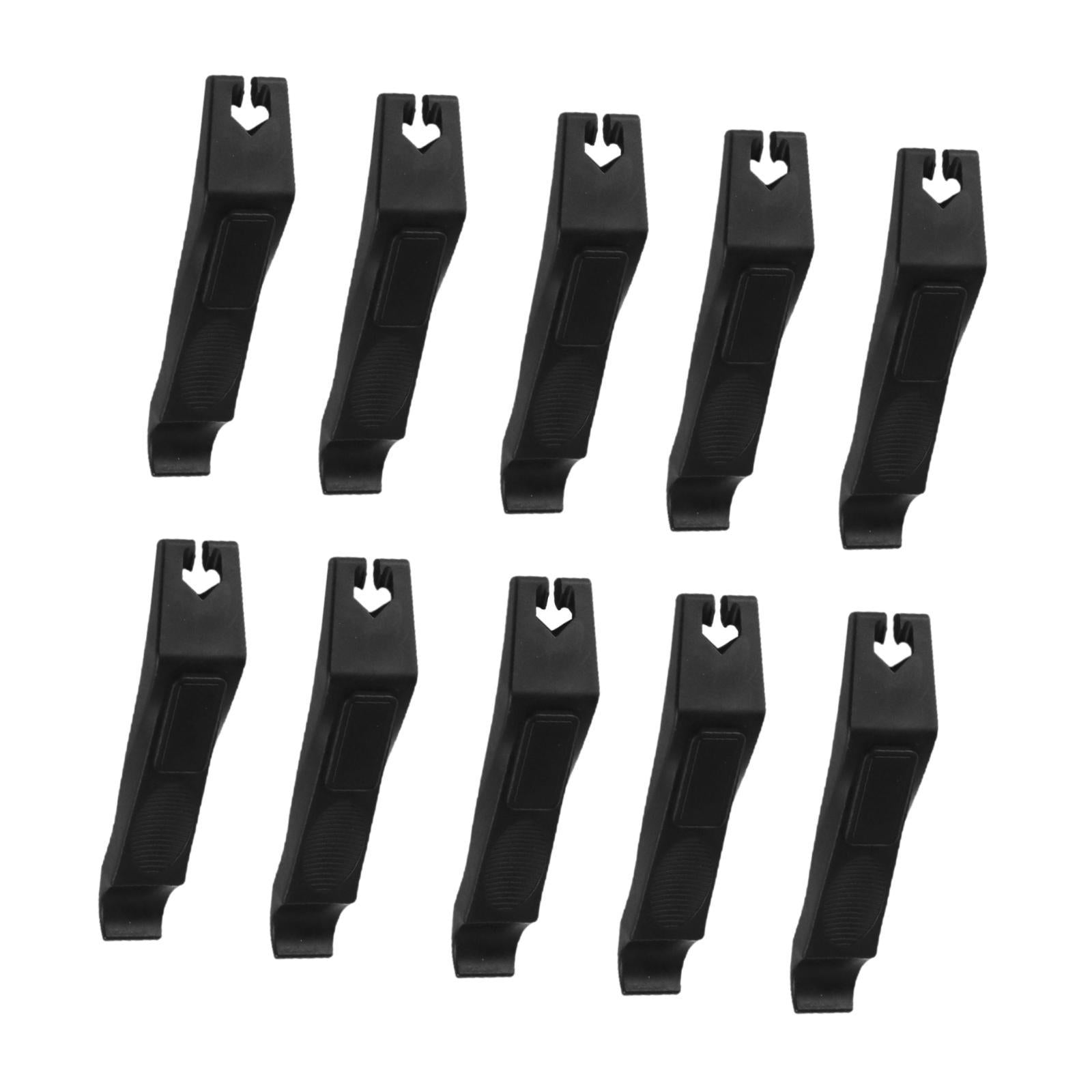 10x Bike Tire Levers Parts Bike Tire Removal Tool for Outdoor Road Bike Black