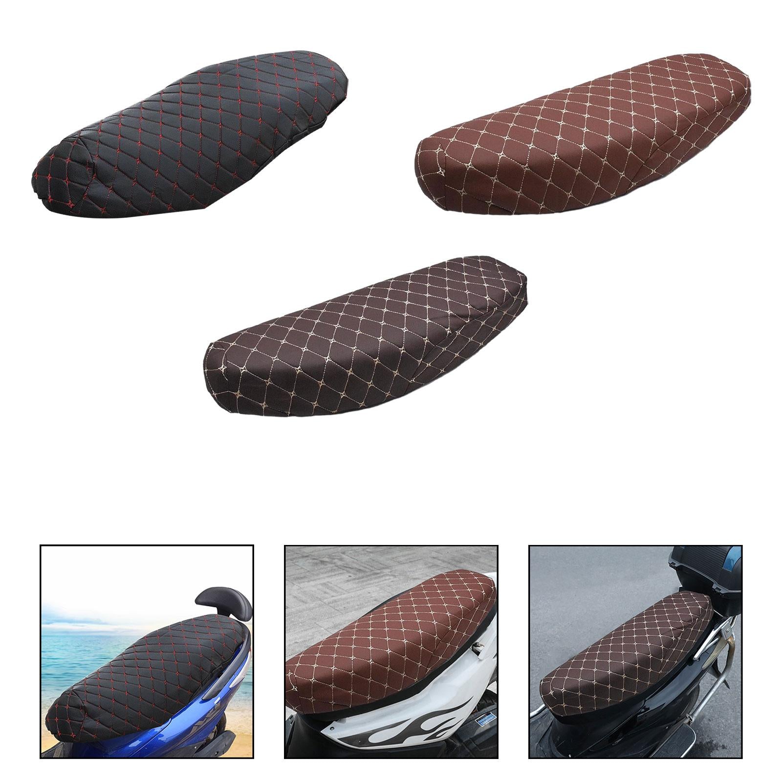 Bending Beam Motorcycle Seat Cover Accessories Comfortable Anti Slip Cushion Black