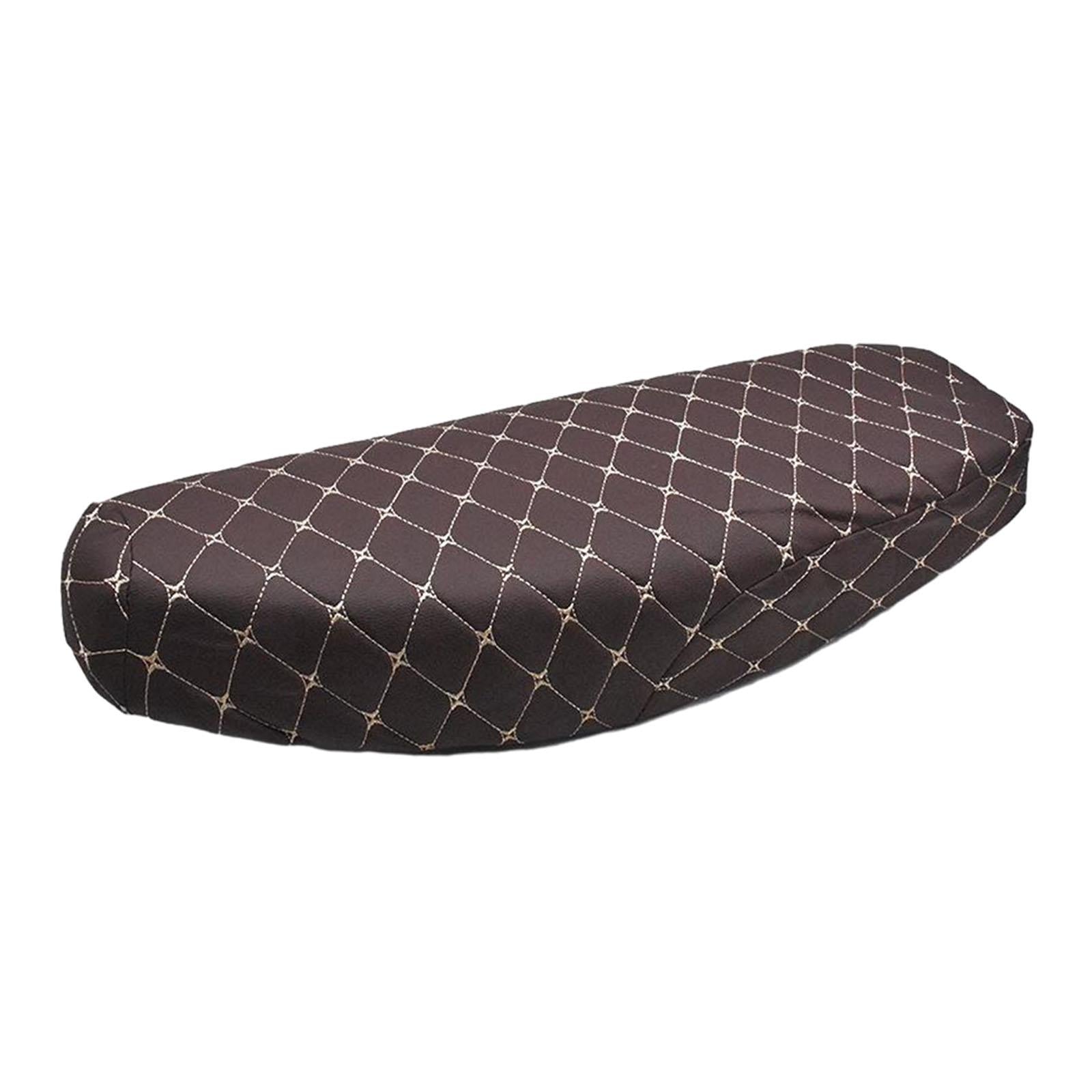 Bending Beam Motorcycle Seat Cover Accessories Comfortable Anti Slip Cushion Dark Red
