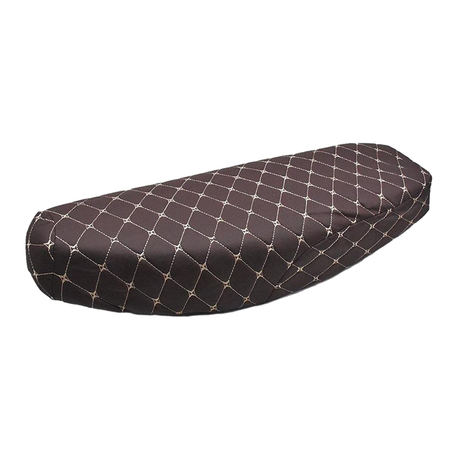 Bending Beam Motorcycle Seat Cover Accessories Comfortable Anti Slip Cushion Dark Red