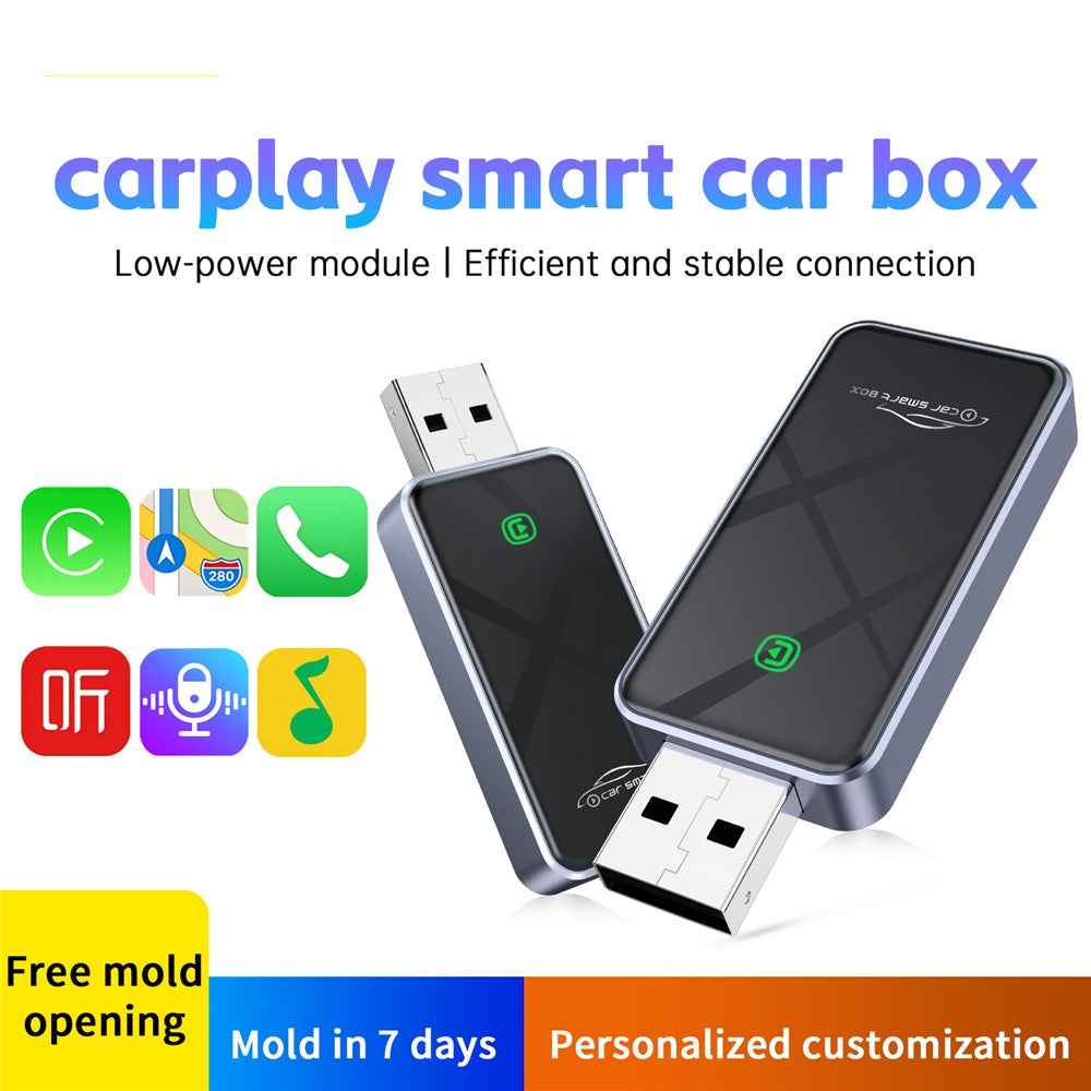 Wireless Carplay Adapter CarPlay Smart Box Convert Wired to Wireless Dongle for Apple Android