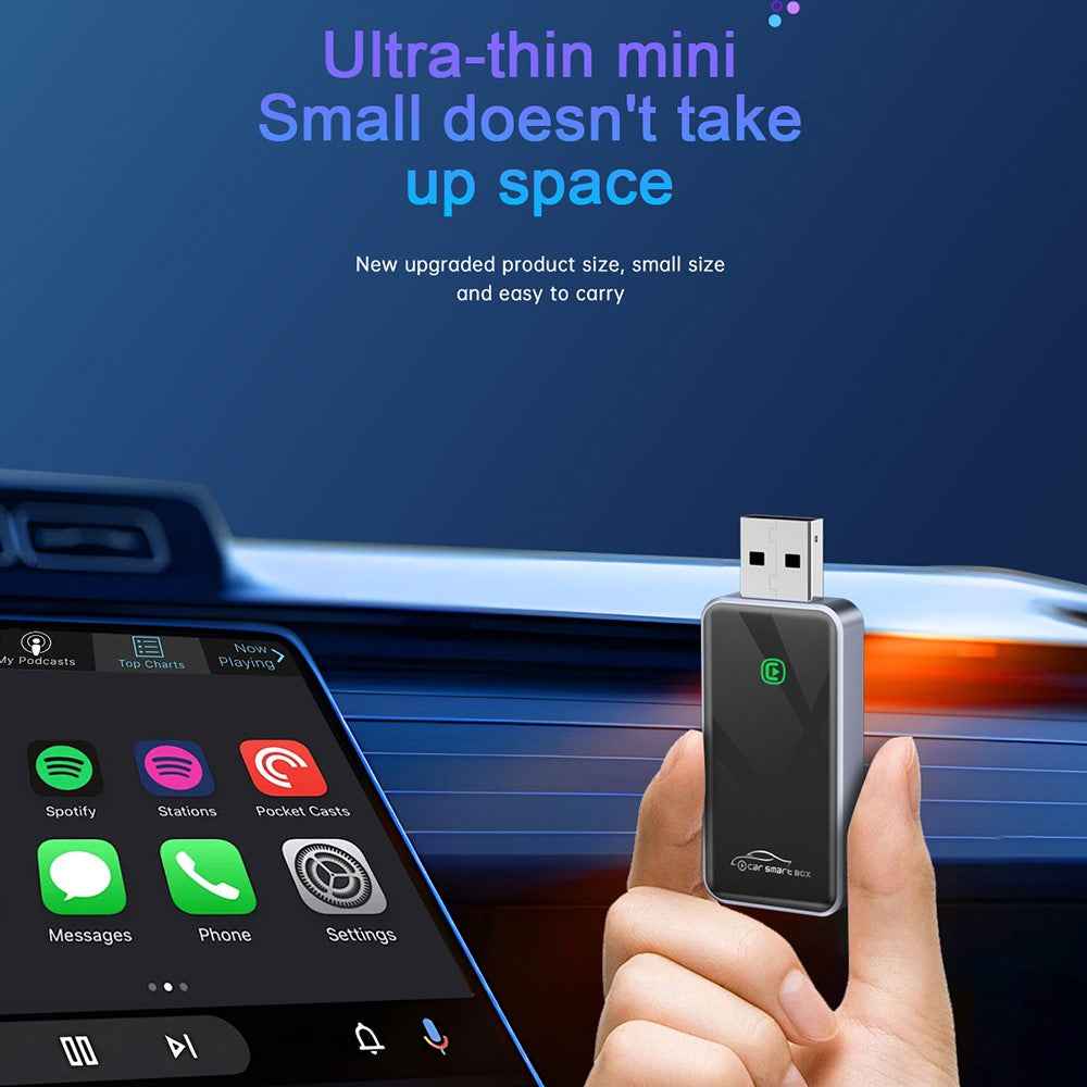 Wireless Carplay Adapter CarPlay Smart Box Convert Wired to Wireless Dongle for Apple Android