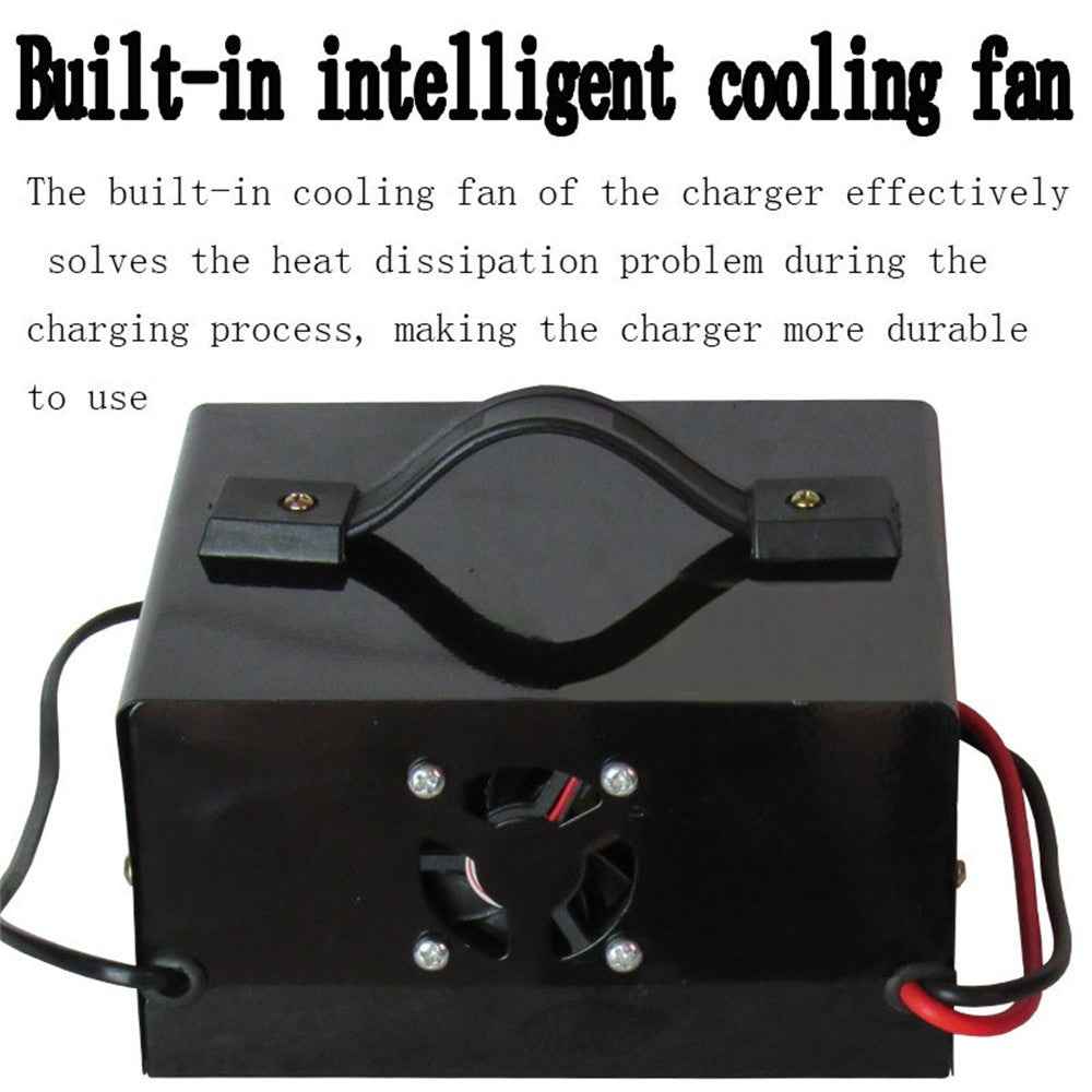 YQ400A 12V / 24V 400A Intelligent Pulse Repair Motorcycle Car Battery Charger for Lead Acid / Lithium Batteries , EU Plug