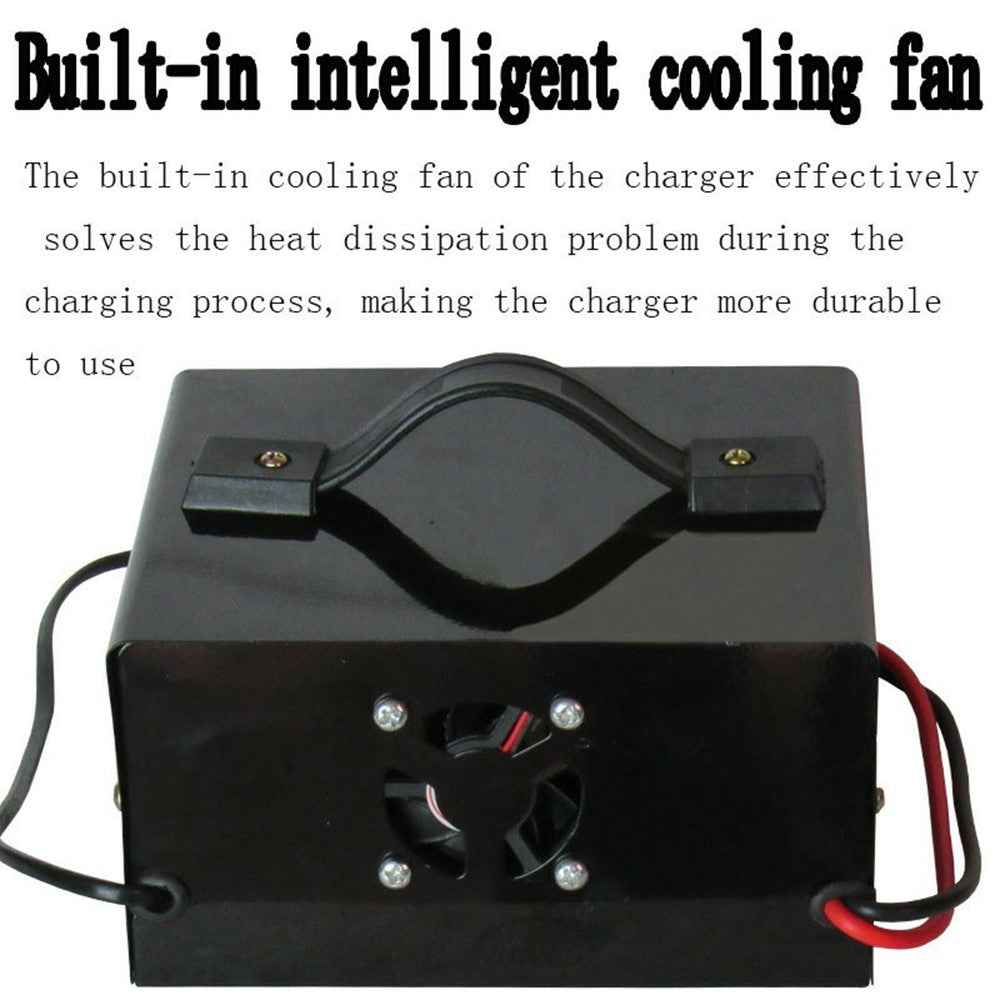 YQ500A 12V / 24V 500A Intelligent Pulse Repair Motorcycle Car Battery Charger for Lead Acid / Lithium Batteries , EU Plug