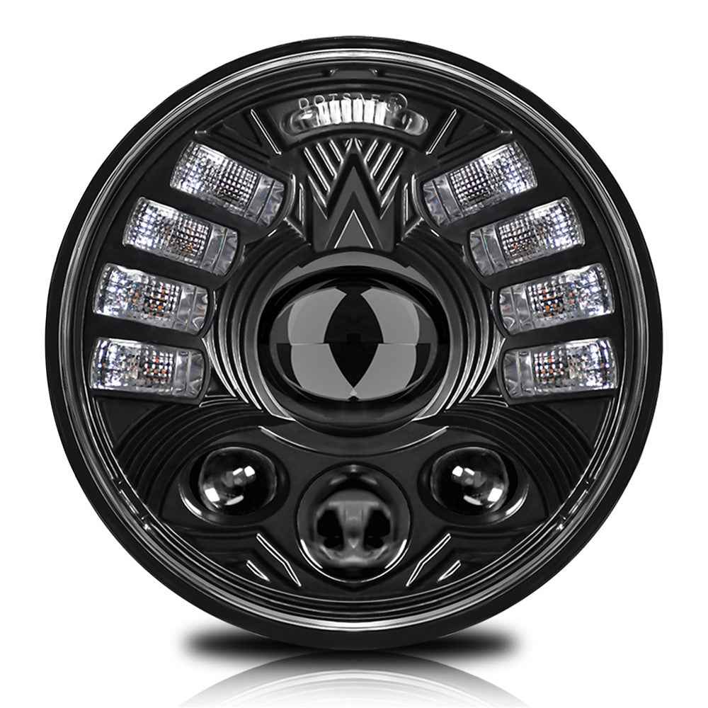 5.75 Inch LED Headlight for Motorcycle Front Lamp High Low Beam with DRL Turn Signal
