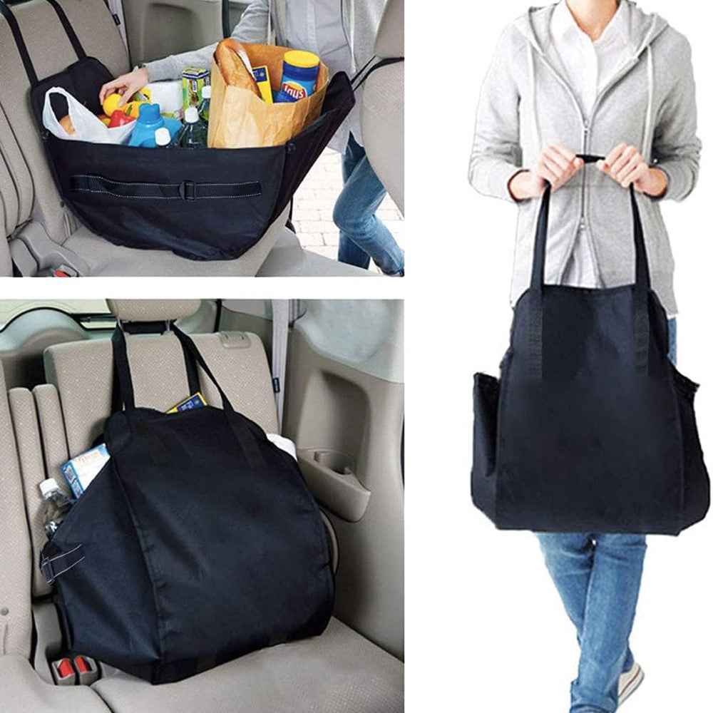 Waterproof Oxford Fabric Car Backseat Hanging Storage Pouch Multipurpose Organizer Bag