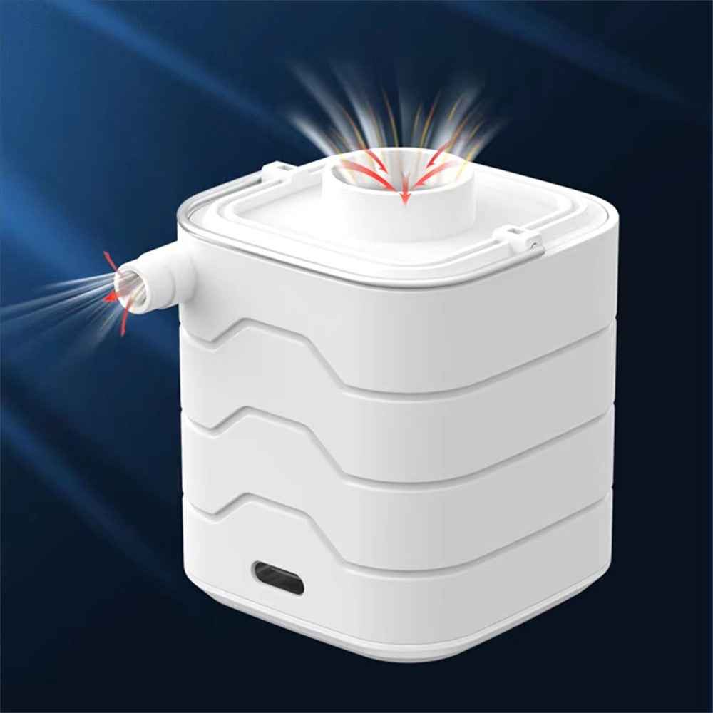 H9728 Portable Wireless Air Pump 35W 3.5kPa Rechargeable Electric Inflator Deflator for Swimming Rings Air Beds