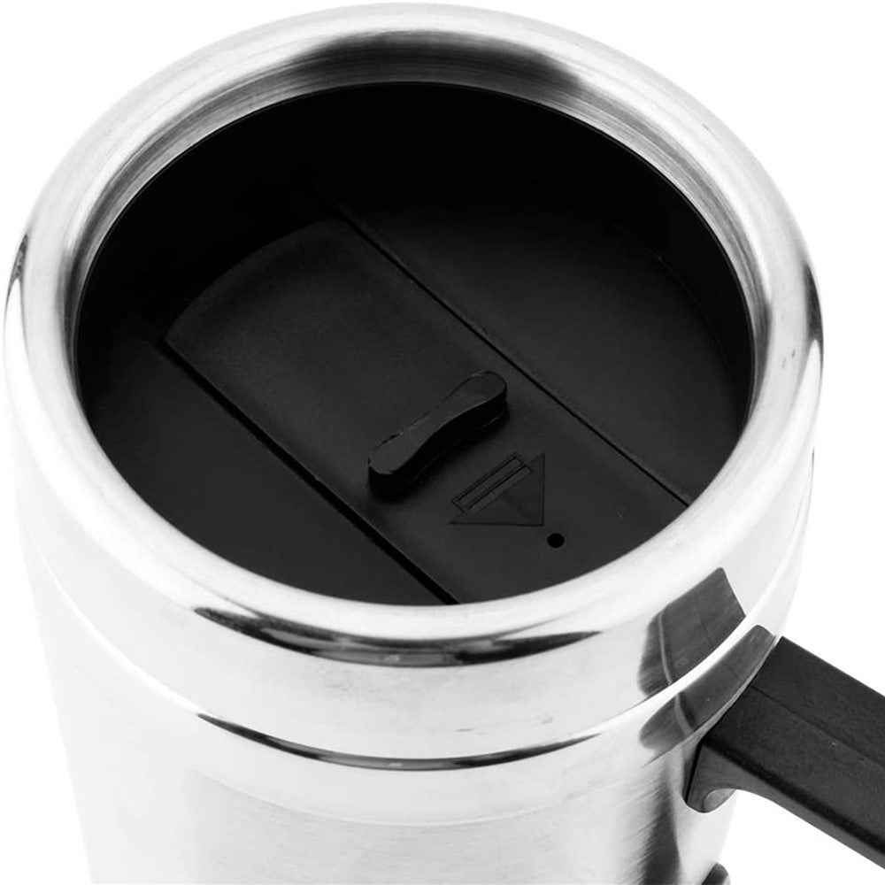 Car Lighter Kettle Boiler Mug Heating Cup Stainless Steel Car Travel Mug for Hot Water Coffee Tea (without FDA Certification) - 12V