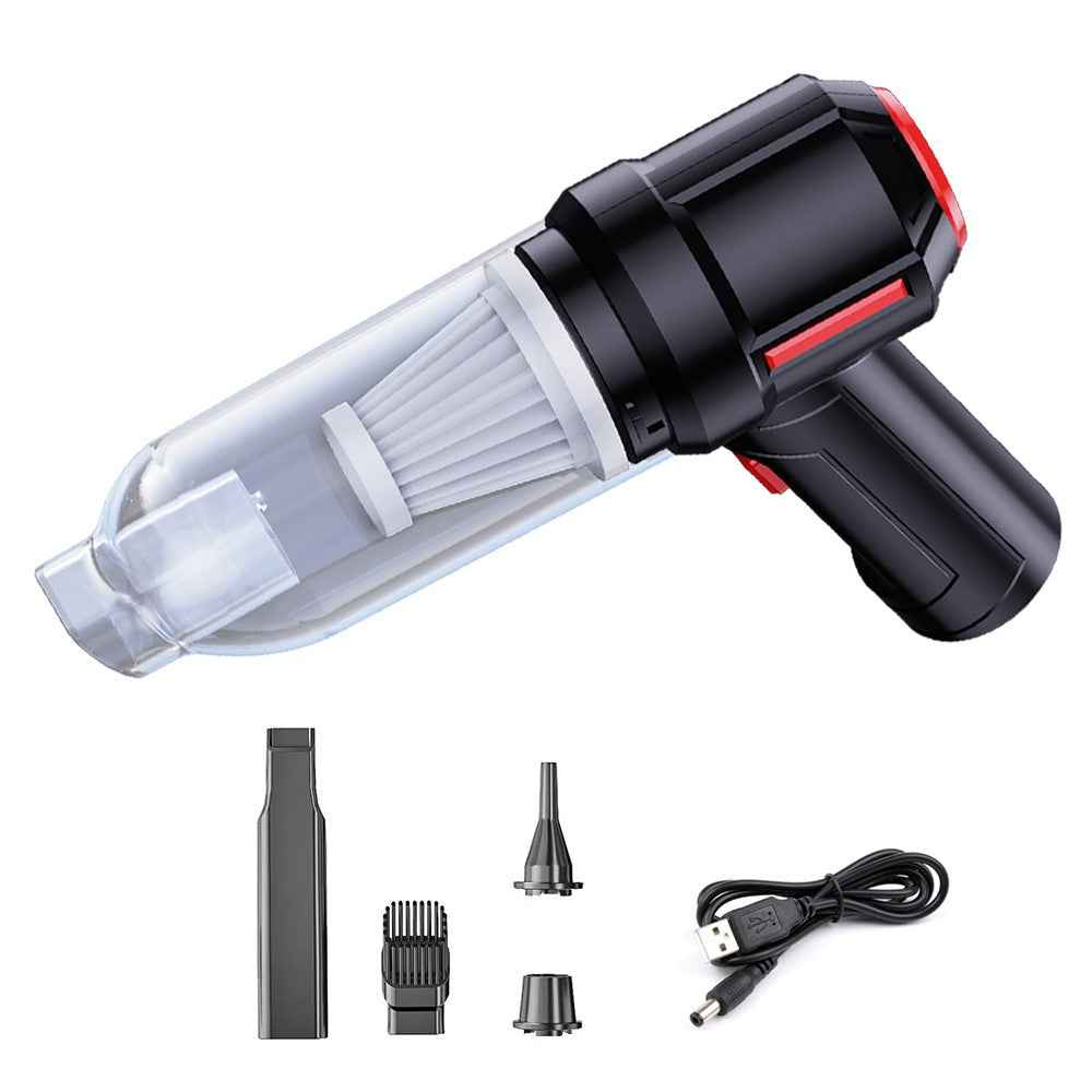 SUITU ST-6629 Handheld Vacuum Car Vacuum Cleaner Cordless Portable Rechargeable Air Duster - Black
