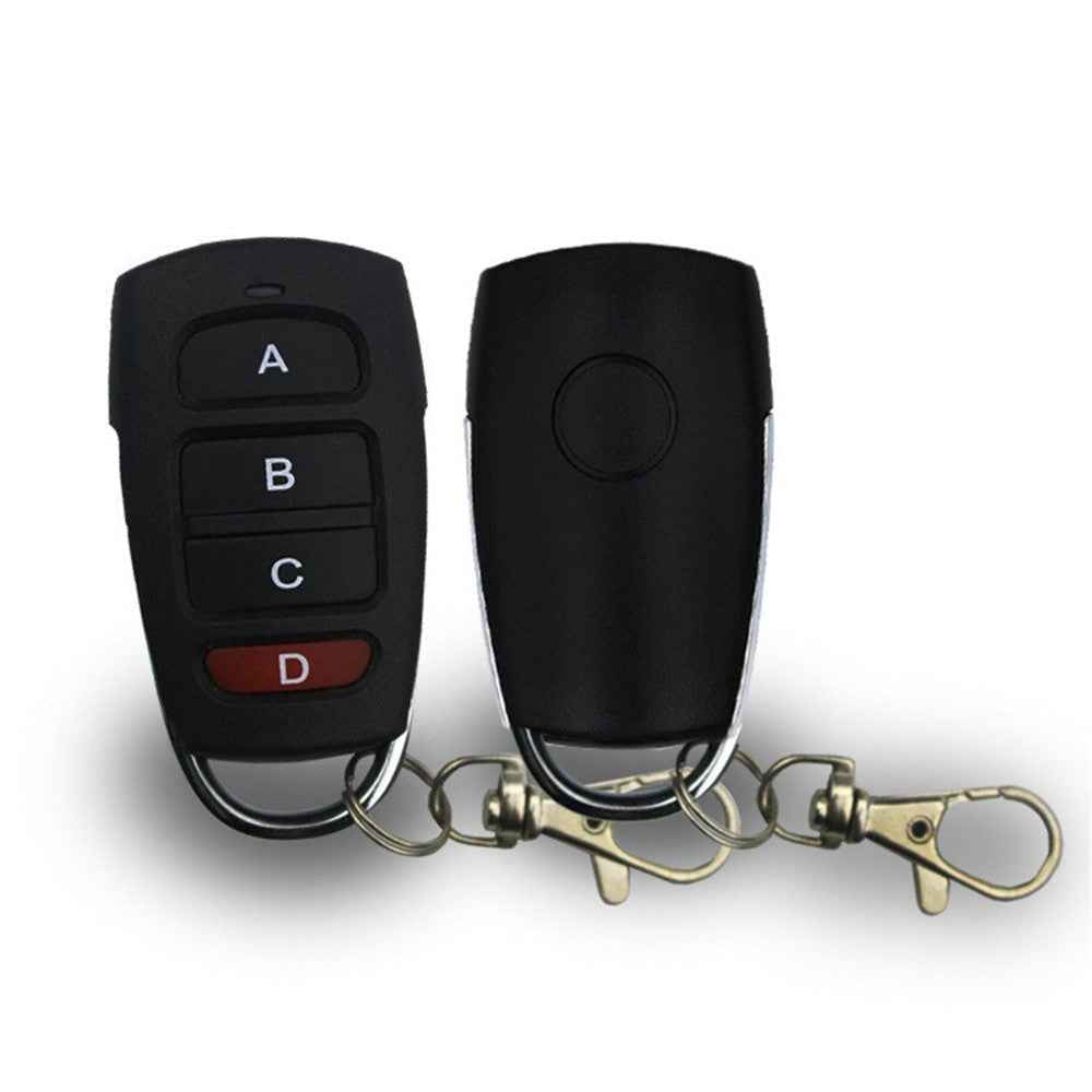 433MHZ Wireless Remote Control 4 Channel Garage Gate Door Opener Clone Cloning Code Car Key Duplicator