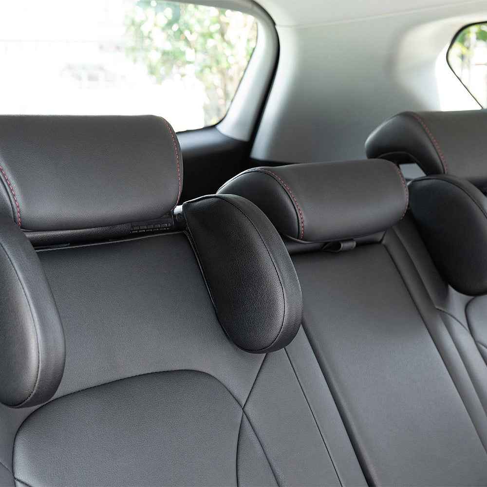 A03 Car Headrest Seat Backrest Neck Guard Travel Side Sleeper U-Shaped Sleeping Aid Car Back Seat Cushion - Black