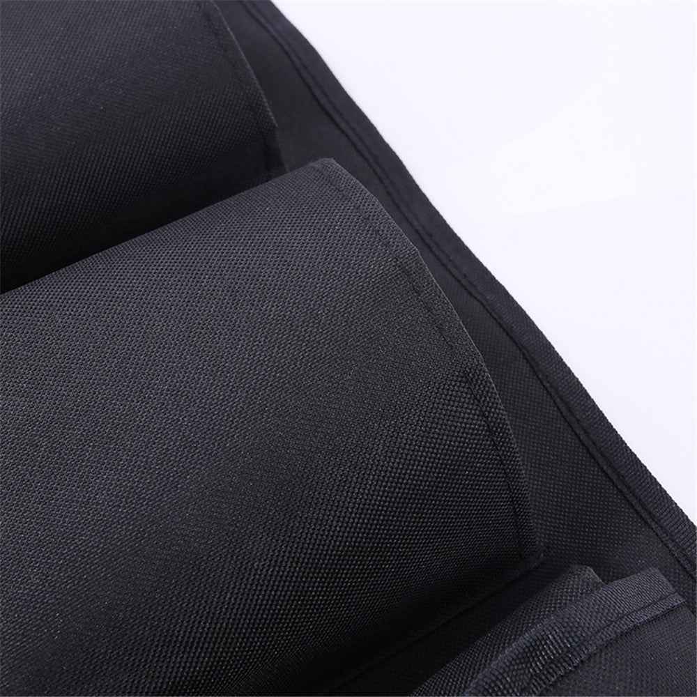 105x52cm Car Rear Seat Back Organizer Auto Trunk Cargo Storage Bag Mesh Pocket - Black