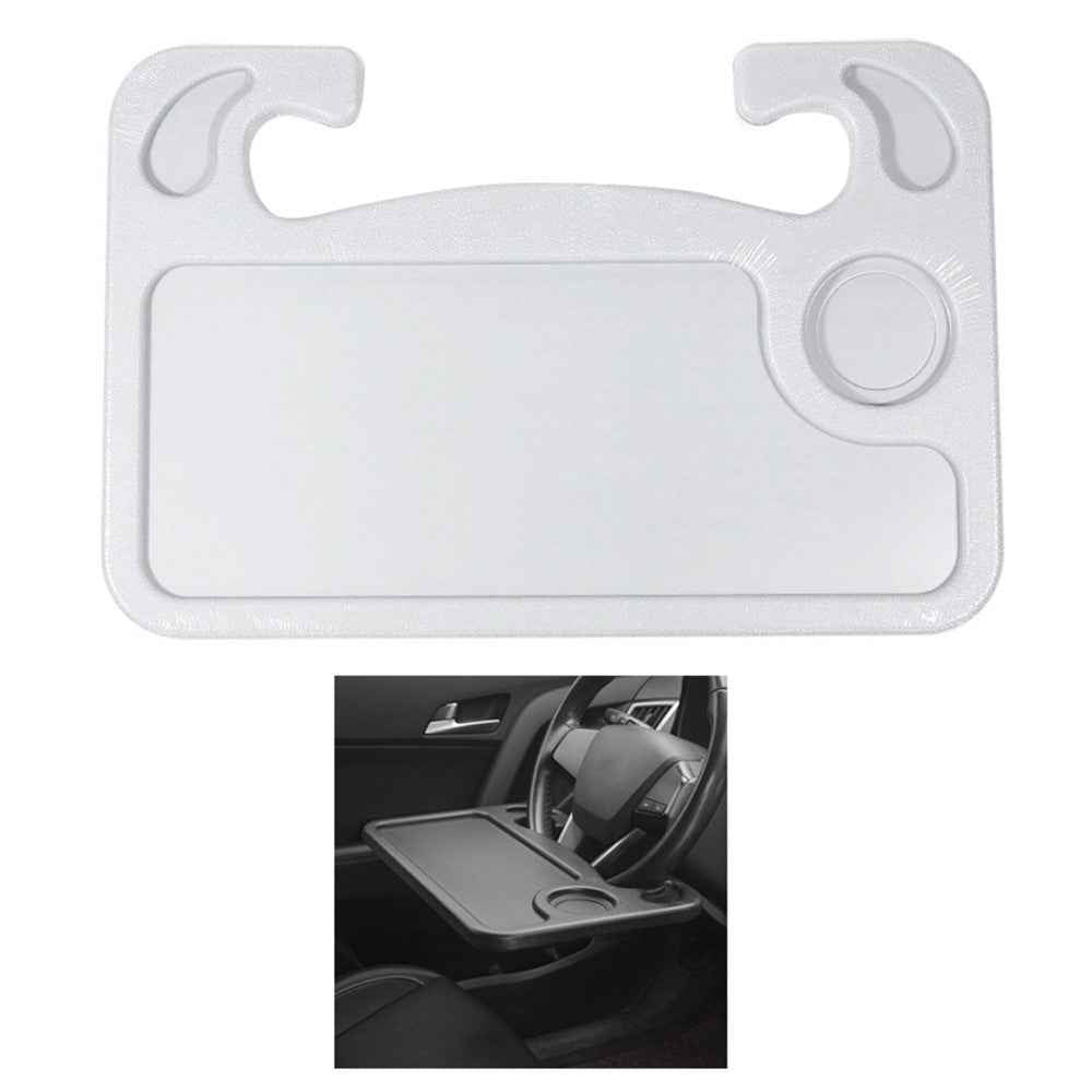 BN-C03-1C Adjustable Car Steering Wheel Table Board for Laptop Notebook Drinking Eating Stand Tray Holder - Grey