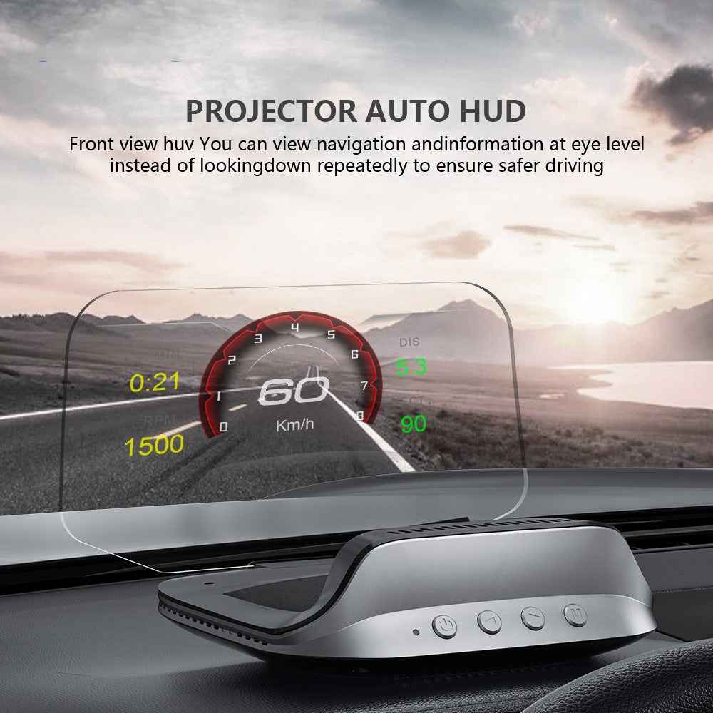 C3 OBD HUD Auto Projector GPS Navigation Speedometer Head Up Display Car Electronic Accessories