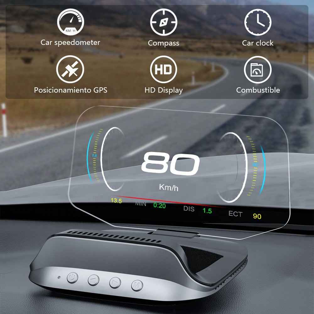 C3 OBD HUD Auto Projector GPS Navigation Speedometer Head Up Display Car Electronic Accessories