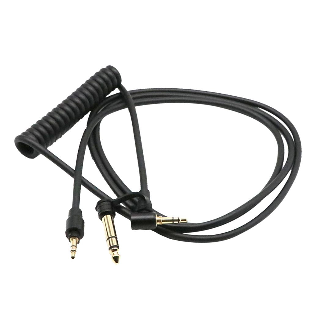 3.5mm Aux Male to Male Audio Stereo Headphone Cable Extension Cord Black