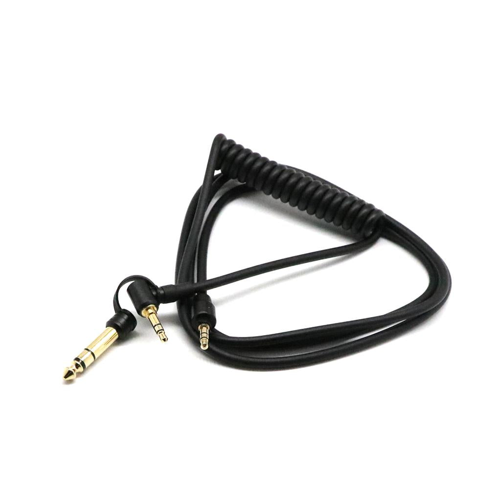 3.5mm Aux Male to Male Audio Stereo Headphone Cable Extension Cord Black