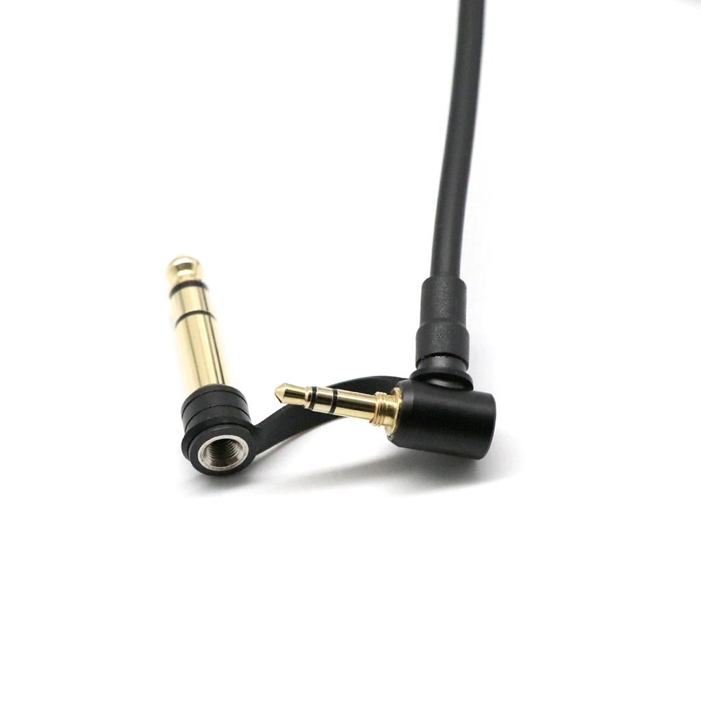 3.5mm Aux Male to Male Audio Stereo Headphone Cable Extension Cord Black