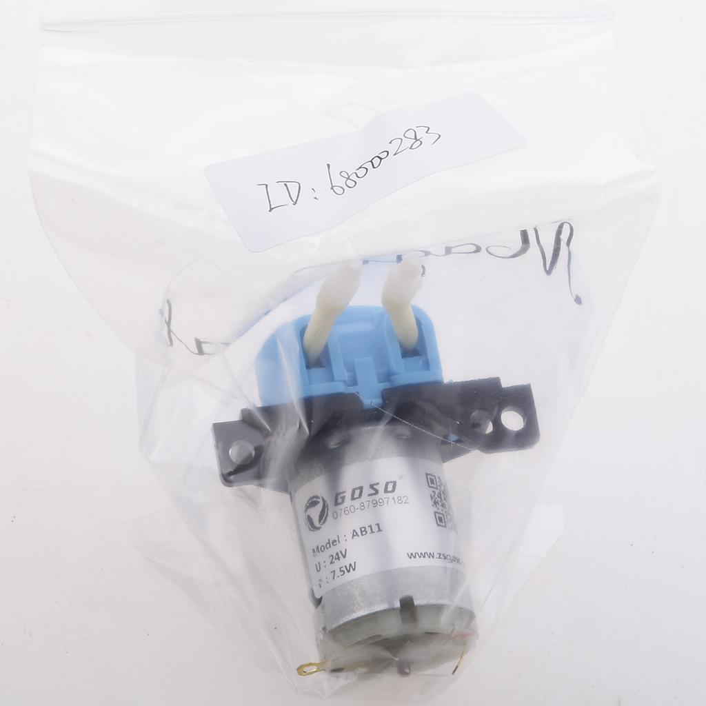 24V Peristaltic Miniature Dosing Pump Head & Connector For blue