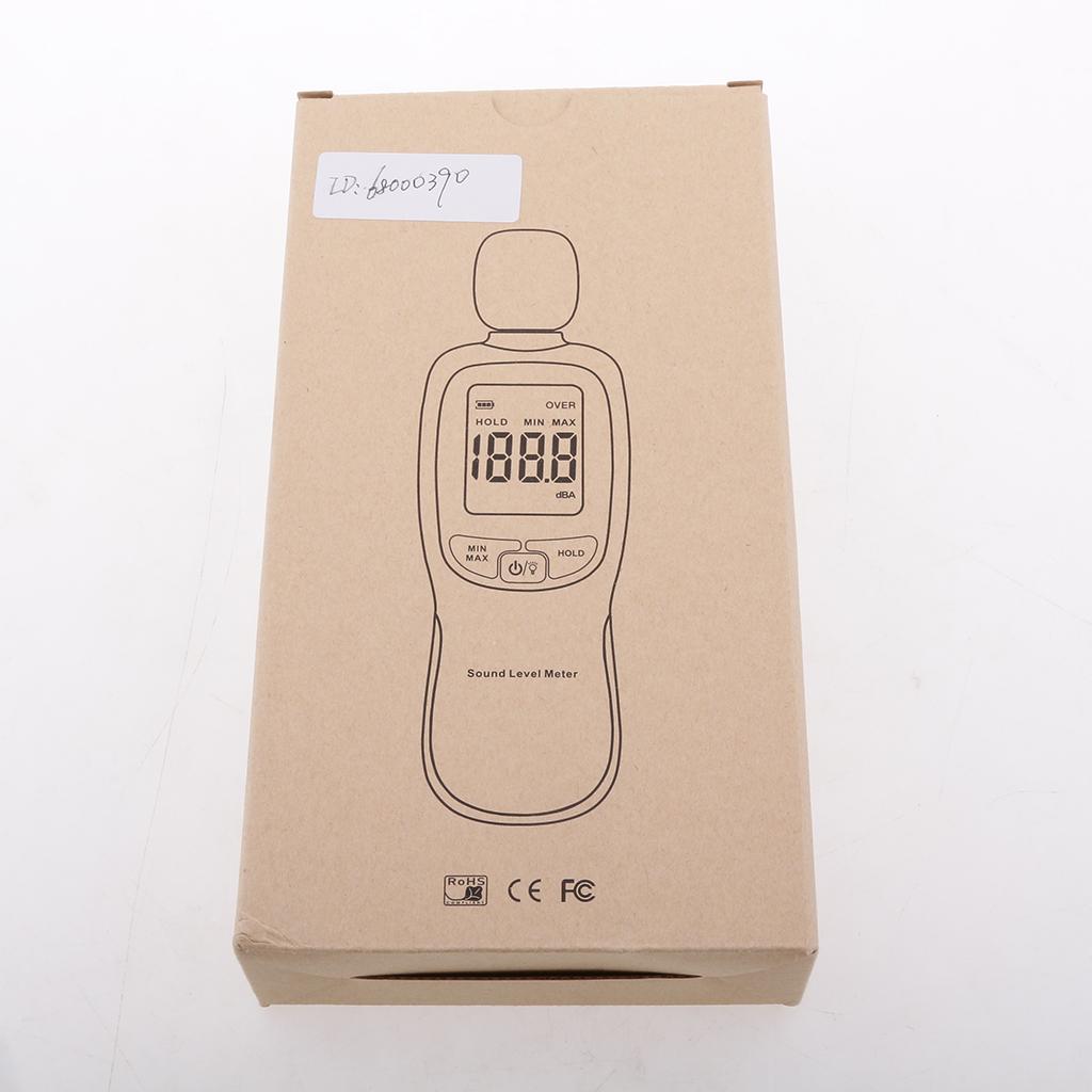 Digital Sound tester Level Meter 30~130dB Decibel Noise Measurement