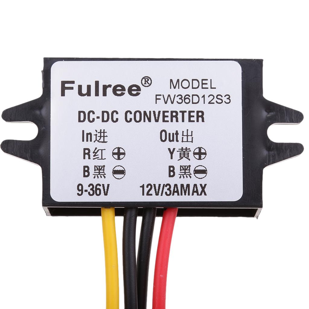 DC12V/24V to DC 12V 3A Buck Voltage Regulator Module Converter