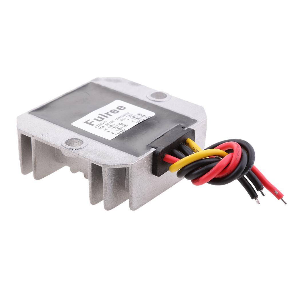 Waterproof DC-DC Converter Step-Down Buck 12V/24V to 5V 10A 50W Module