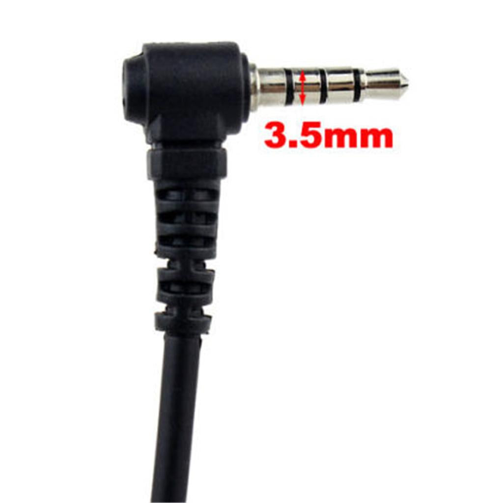 Acoustic Air Tube Earpiece with Microphone for Yaesu Vertex Walkie Talkie