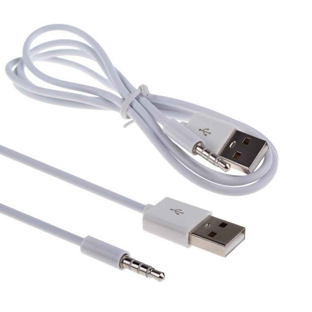 3.5mm Male AUX Audio Plug Jack to USB 2.0 Male Converter Cable Data/Charging Adapter Cable for iPod MP3 MP4