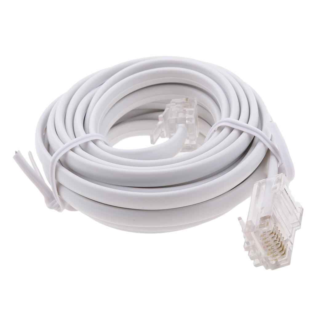 RJ11 ADSL to Ethernet Modem Cable 8P 4C 6P 4C ASDL Patch Wire 4 pin