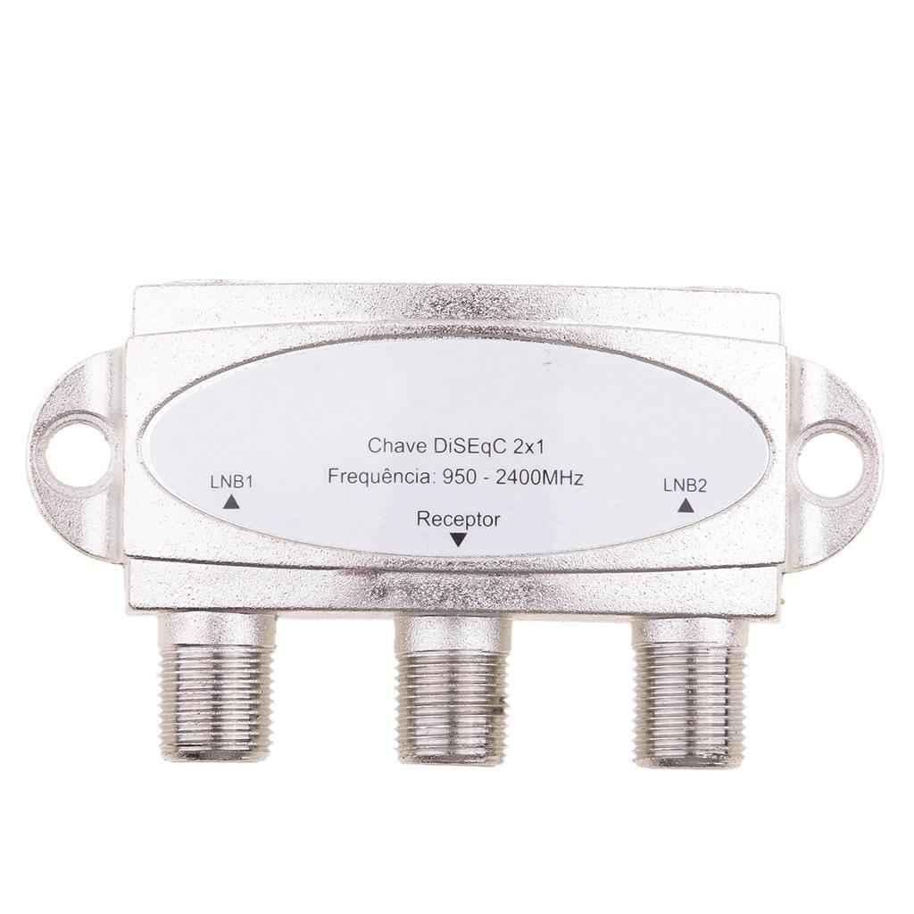FTA Switch 2X1 DiSEqC Satellite Dish for FTA Receiver 2 in 1 Multi LNB LNBF
