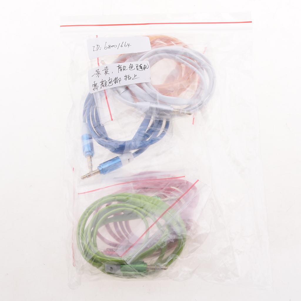 3.5mm Male to Male AUX Auxiliary Audio Flat Noodle Cable 3FT