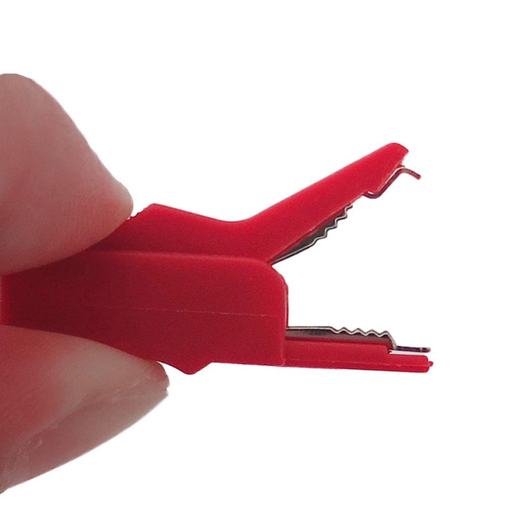 Cleqee P2007 5PCS Alligator Clip to 4mm Banana Female Jack Test Adapter